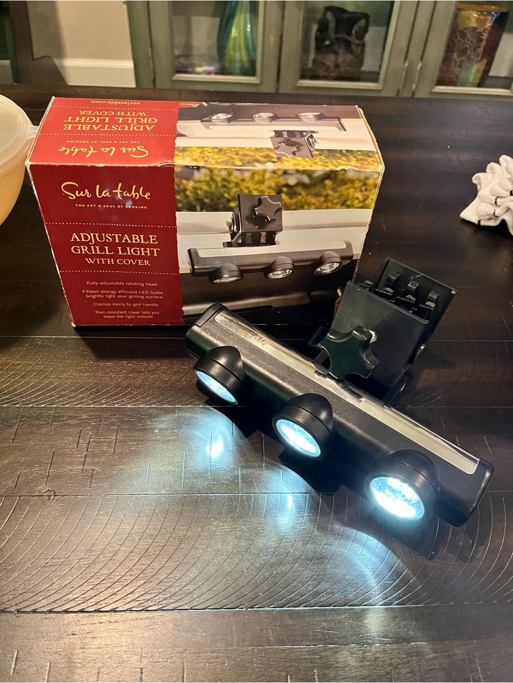 Sur la Table Adjustable Grill Light with Cover